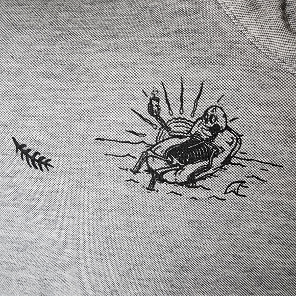 Travis Mathew Ice Breaker Performance Pique Polo Shirt Heather Gray Size - Picture 7 of 15